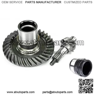 Front Coupler Rear Differential Ring Pinion Gear Set for Grizzly YFM 660 03-06