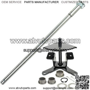 (New) Steering Sector Gear W/Shaft for Compatible with LT133 LT150 LT155 LT160 LT166 LT170 fits LT155 LT160 LT166 LT170