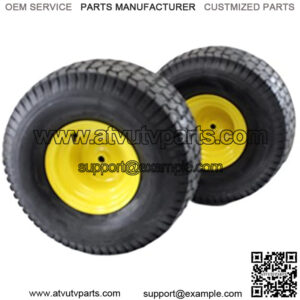 Antego Tire & Wheel (Set of 2) 20x10.00-8 Tires & Wheels 2 Ply for Lawn & Garden Mower Turf Tires