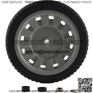 Universal 8-Inch Lawn Mower Wheel with Adapters