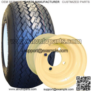 416/360 - Steel, Beige 8x7 Standard with Golf DOT, 18x8.5-8