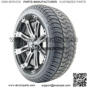 14" Machined Wheels (ET-0) and Tires Combo