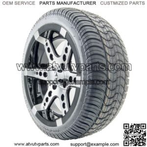 14" RX260 Machined Wheels and Tires Combo