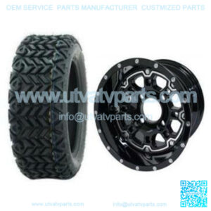 20x10-10" Tire/Wheel Combo (20" Tall Premounted)