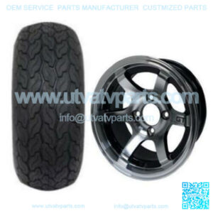 20x10-12" Street Tire/Wheel Combo (20" Tall Premounted)