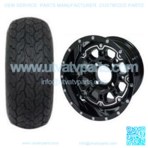 18x8.5-10" Tire/Wheel Combo (18" Tall Premounted)