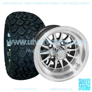 20x10-10" All Terrain Tire & Wheel Combo (20" Tall Pre-Mounted)