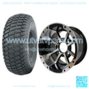 23x10.5-12" Turf Tire/Wheel Combo (23" Tall Premounted)