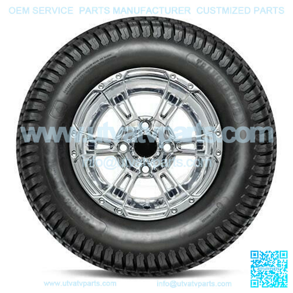 DoubleTake 23x10.5-12" Golf Cart Hybrid Tire & Wheel Combo (23" Tall Premounted) - Image 2