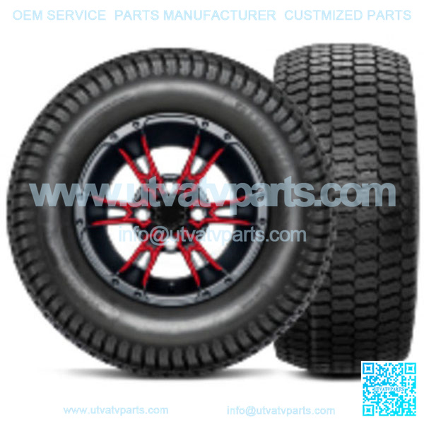 DoubleTake 23x10.5-12" Golf Cart Hybrid Tire & Wheel Combo (23" Tall Premounted) - Image 4