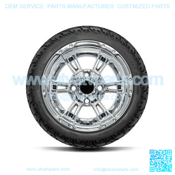 DoubleTake 215/35-12" Golf Cart Street Tire & Wheel Combo (18" Tall Premounted) - Image 3