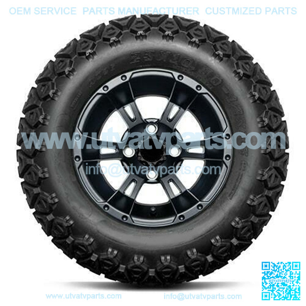 DoubleTake 23x10.5-12" Golf Cart Trail Tire & Wheel Combo (23" Tall Premounted) - Image 2