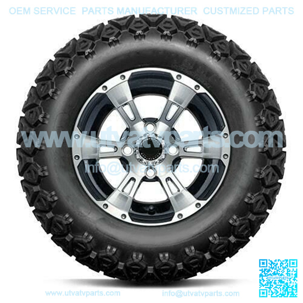 DoubleTake 23x10.5-12" Golf Cart Trail Tire & Wheel Combo (23" Tall Premounted) - Image 3