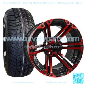 ITP Ultra GT 205/30-14" Golf Cart Tire/Wheel Combo (19" Tall)