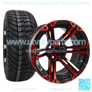 205/40R 14" Golf Cart Tires & Wheels (20.5" Tall)