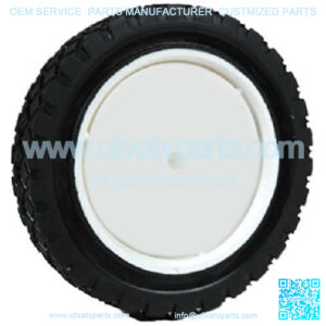 490-321-0002 Plastic Wheel with 35 lb. Load Rating - 7-Inch x 1.5-Inch , Black