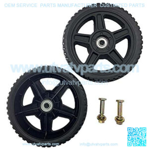 Set of 2 Wheels Kit for Push Mowers (8" Inch)