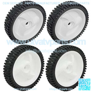 584465301 Lawn Mower Rear Wheel and 532403111 Lawn Mower Front Drive Wheel Bundle