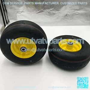 13x6.50-6 Smooth Yellow Wheel - Compatible with John Deere TCA19309 TCA16946