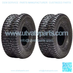 Pair of 2 15x6.00-6 15x6.00x6 Compatible with Turf Tires 2 Ply Lawn Mower Tractor