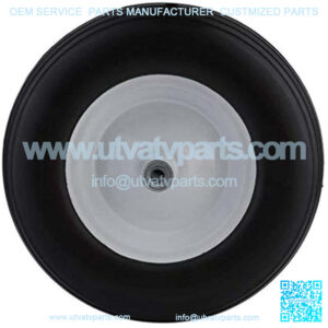 14.2" Flat Free Wheel Barrow Wheelbarrow Tire Solid Foam 5/8 Axle Cart Wagon New