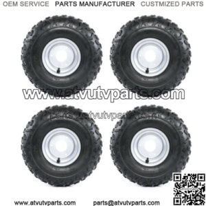 145 70 6 front rear tires with rims atv go kart