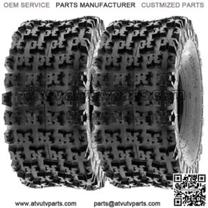 20x11-8 20x11x8 ATV UTV Tires 6 PR Tubeless A027 [Set of 2]