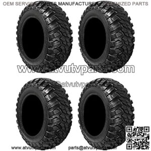 Full set of Kanati Mongrel (10ply) DOT 27x9-12 and 27x11-12 ATV Tires