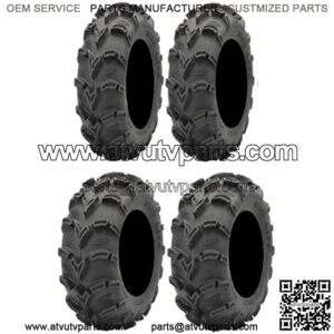 Full set of Mud Lite XL 25x8-12 and 25x10-12 ATV Tires (4)