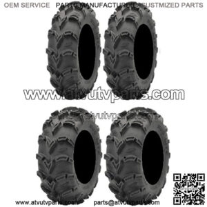 Full set of Mud Lite XL 28x10-12 and 28x12-12 ATV Tires (4)