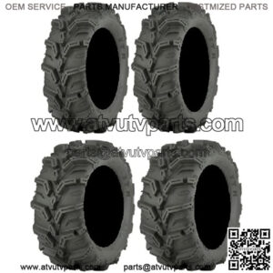 Full set of Mud Lite XTR (6ply) 27x9-12 and 27x11-12 ATV Tires (4)