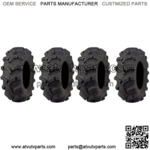 Full set of Executioner (6ply) 25x8-12 and 25x10-12 ATV Tires (4)