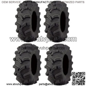 Full set of Executioner (6ply) 26x10-12 and 26x12-12 ATV Tires (4)