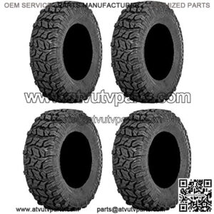 Full set of Sedona Coyote 27x9-12 and 27x11-12 ATV Tires (4)