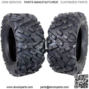 2 Set ATV Tires 27X11-14 Rear ATV Durable Dual Compound 6 Ply 27X11x14