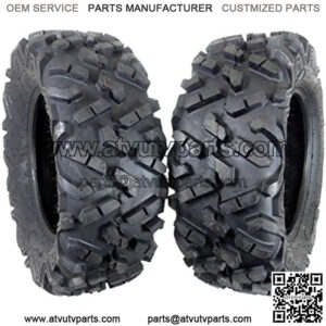 2 Set ATV Tires 27X9-14 Front Tires Durable Dual Compound 6 Ply AT27914x2