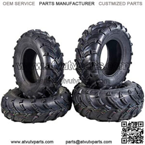 MK 4 Set ATV Tires 25x8-12 Fronts 25x10-12 Rears 6 Ply 1/2" Tread Depth