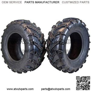 MK251012 ATV 25x10-12 Tires 2 Set Rear 6Ply 1/2" Tread Depth 25x10x12