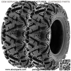 Pair of 2 Power.I All-terrain ATV UTV Off Road Tires 28x9-12 28x9x12,6 PR Tubeless A033