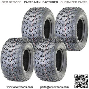 Set 4 Sport ATV Tires 22x11-10 6PR for 88-00 Kawasaki Mule 1000 2010 2500 2510