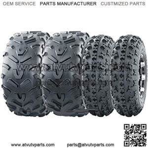 Set 4 ATV tires 23x7-10 & 22x11-10 96-09 Polaris Trail Blazer 250 330 400