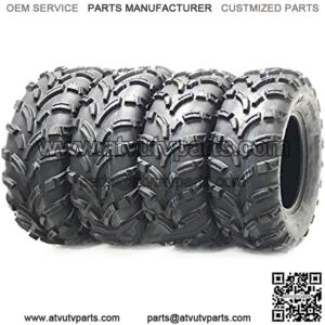 Set 4 ATV Tires 25x10-12 & 25x11-12 for 05-09 Polaris Ranger 2X4/4X4/XP