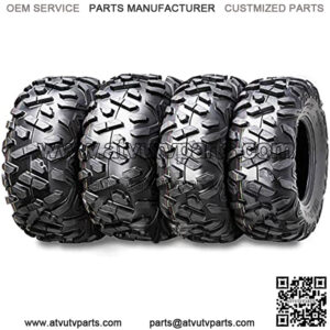 Set 4 ATV/UTV Tires 25x8-12 Front & 25x10-12 Rear /6PR Bighorn Style 10375/10376