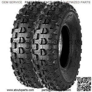 Set of 2 ATV Tire 22x7x10 Front 22x7-10 4PR 10 inch ATV UTV Tires