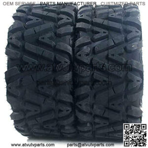 Set of 2 A-line tread AT 27x11-12 27x11x12 ATV UTV Tires All-Terrain 6 Ply Tubeless