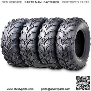 Set of 4 New ATV/UTV Tires 25x8-12 Front & 25x10-12 Rear /6PR P373 - 10243/10244