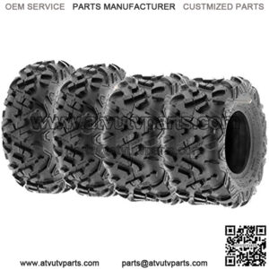 Set of 4 Power.II ATV UTV Tires 23x7-10 Front & 22x10-10 Rear, All-Terrain Off Road, 6 PR, A051