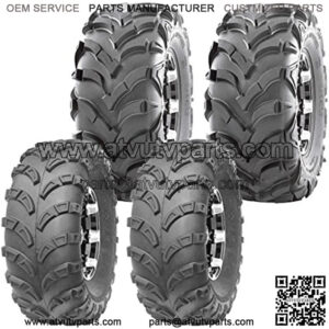 Set of 4 ATV Tires 23x7-10 23x7x10 Front & 24x11-10 24x11x10 Rear 6PR