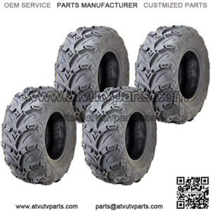 Set of 4 Radial ATV UTV Tires 26x10R12 26x10-12 6PR Mud Sling
