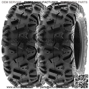 25x10-12 25x10x12 ATV UTV Tires 6 PR Tubeless A033 POWER I [Set of 2]